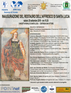 PRESENTAZIONE RESTAURO SANTA LUCIA