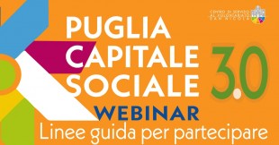 Webinar CSV San Nicola Linee guida per partecipare a PugliaCapitaleSociale 3.0
