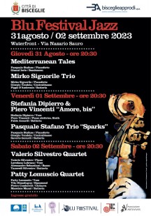 locandina blu festival jazz 2023