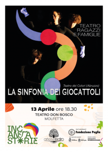 13 APRILE LA SINFONIA DEI GIOCATTOLI - INCANTASTORIE Arterie Teatro e Fondazione Puglia