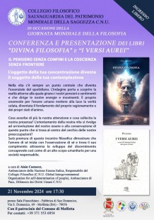 Manifesto 21 novembre 2024 - Giornata Mondiale della Filosofia Molfetta